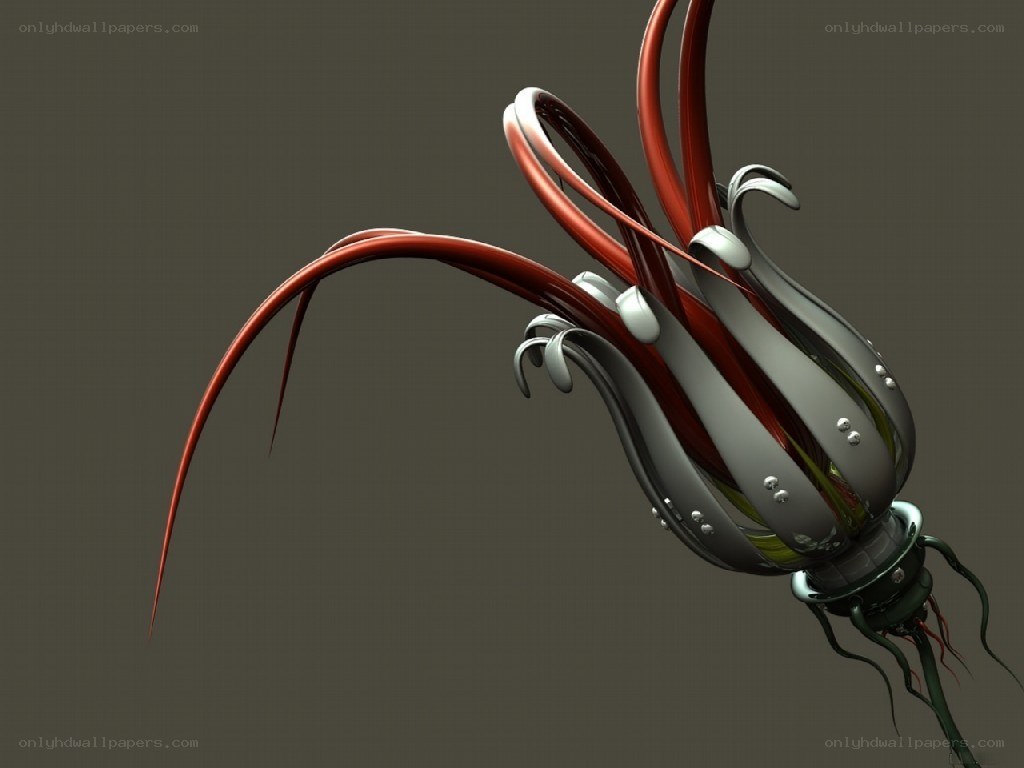 futuristic organic sculpture