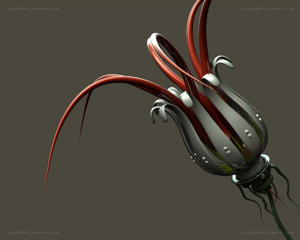 futuristic organic sculpture