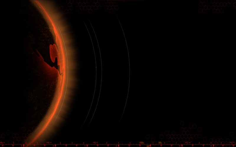 futuristic planet view