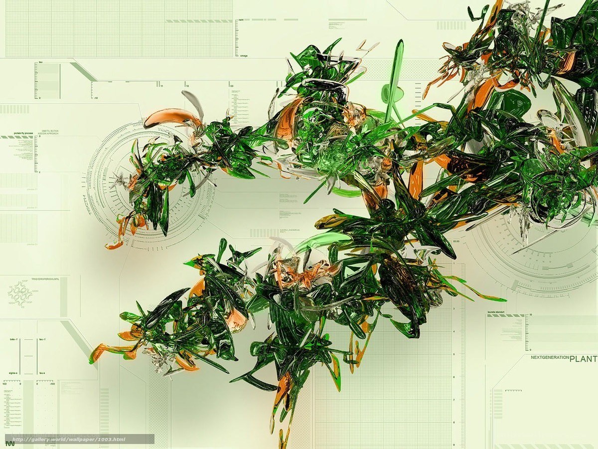 futuristic plant design