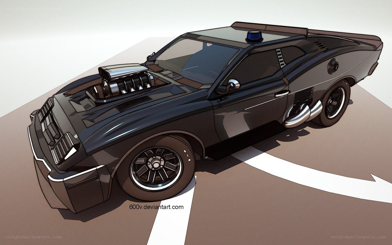 futuristic police car concept
