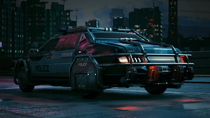 Futuristic Police Vehicle