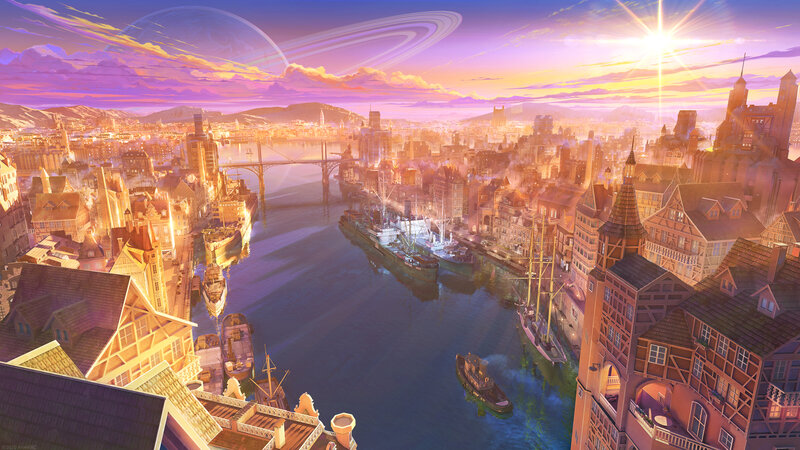 Futuristic Port City