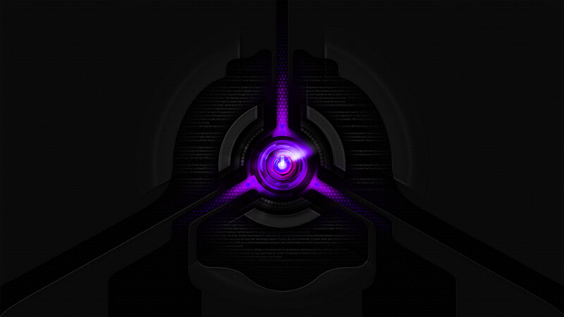 futuristic purple interface