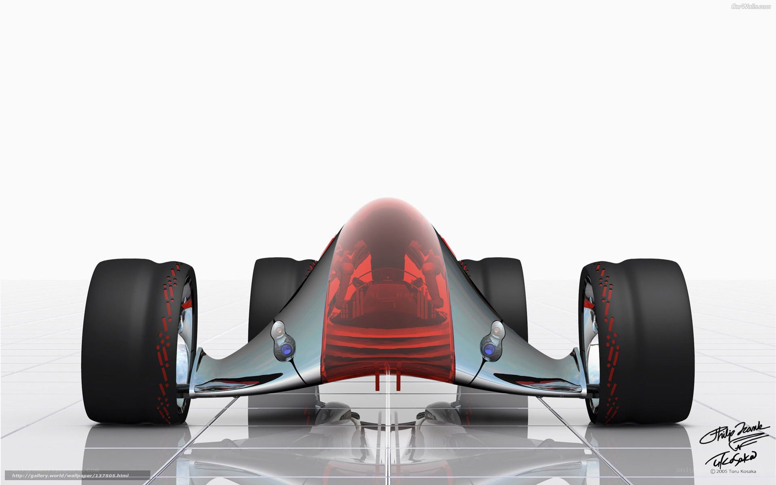 futuristic race car concept