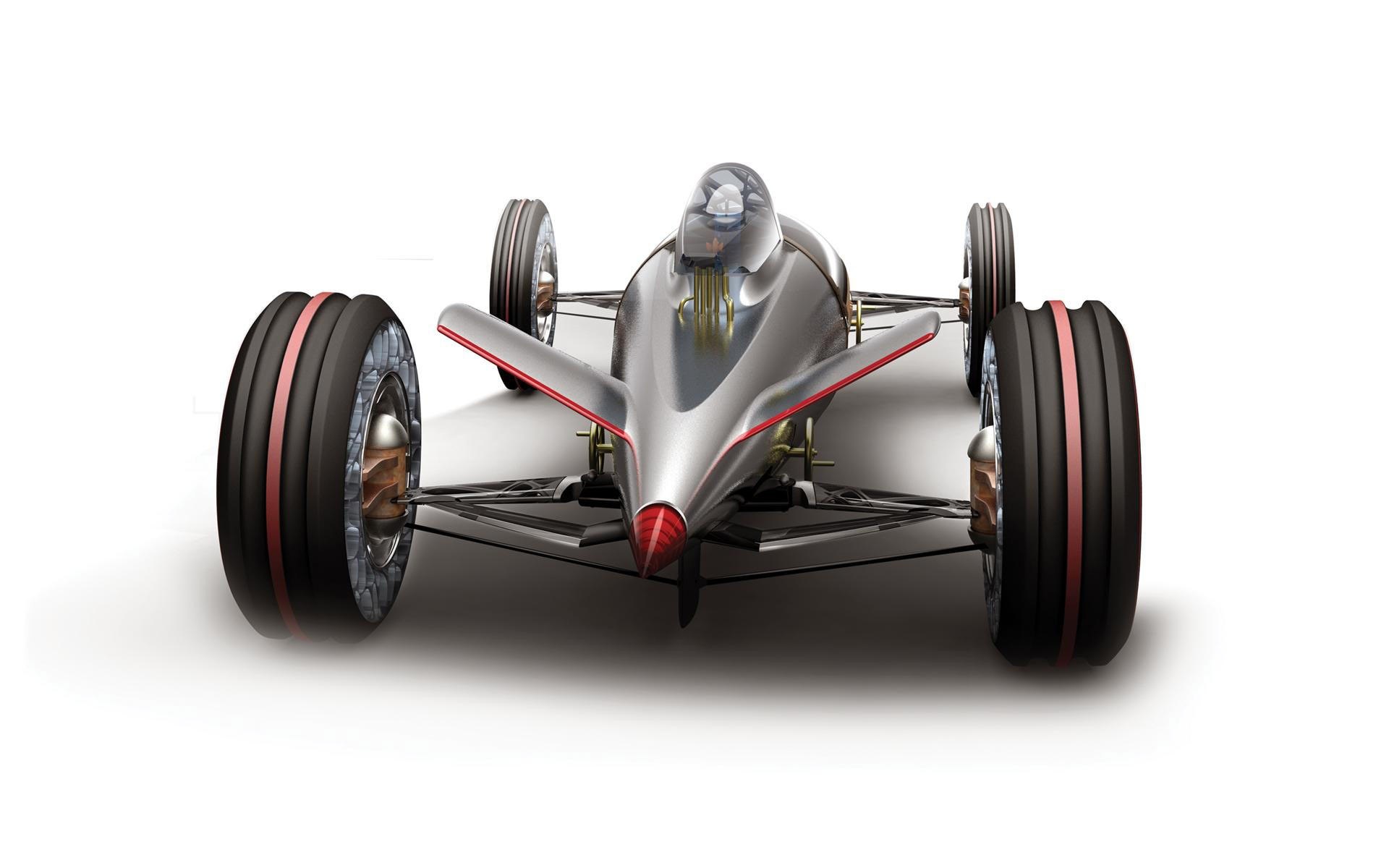 futuristic race car concept