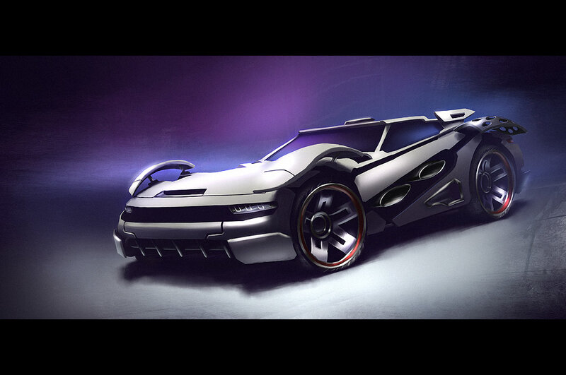 Futuristic Race Car