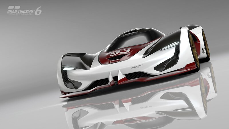 Futuristic Race Car — White, Sleek
