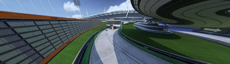 Futuristic Racetrack