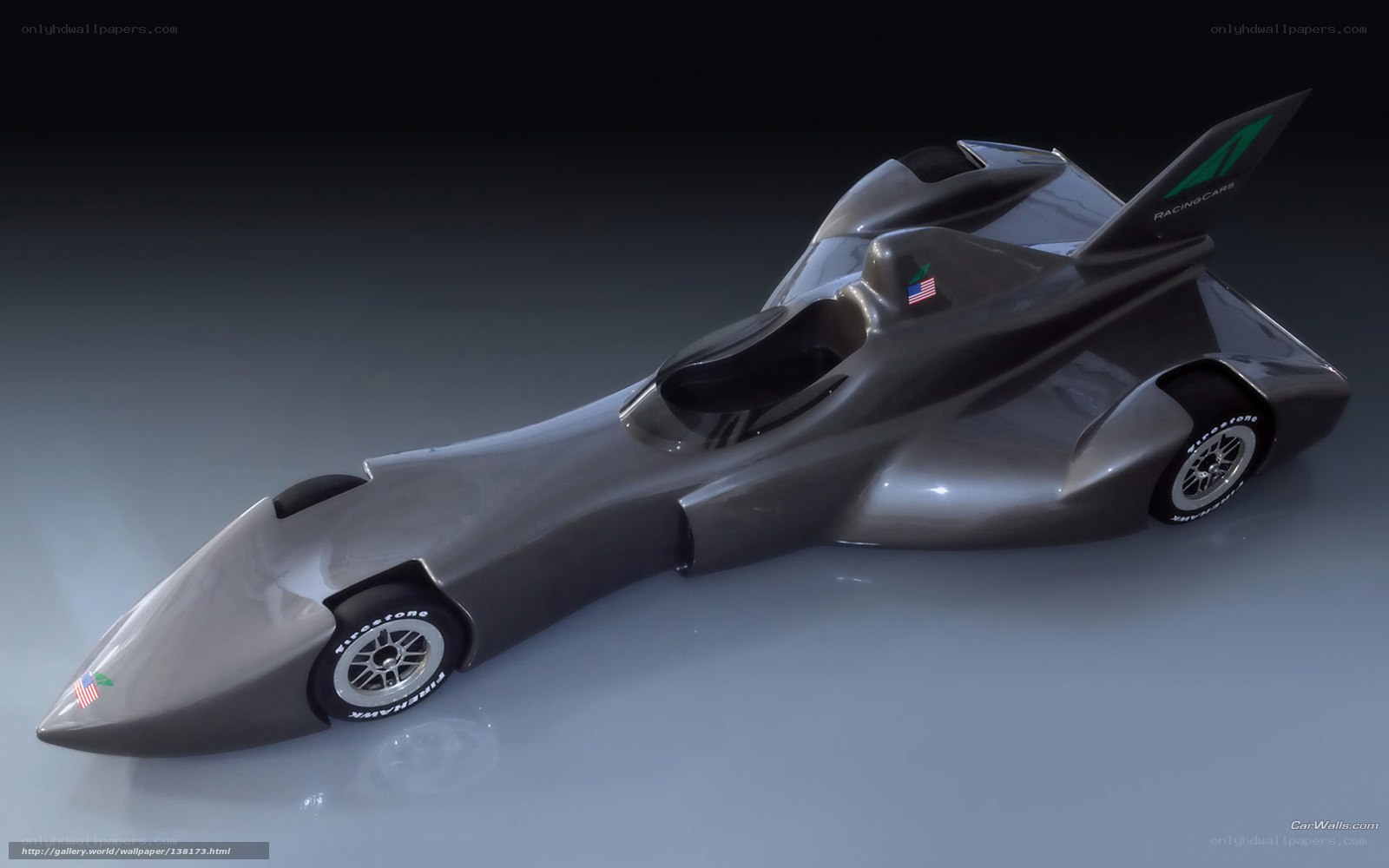 futuristic racing car concept