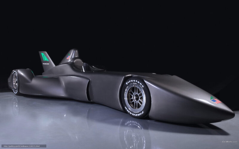 futuristic racing car