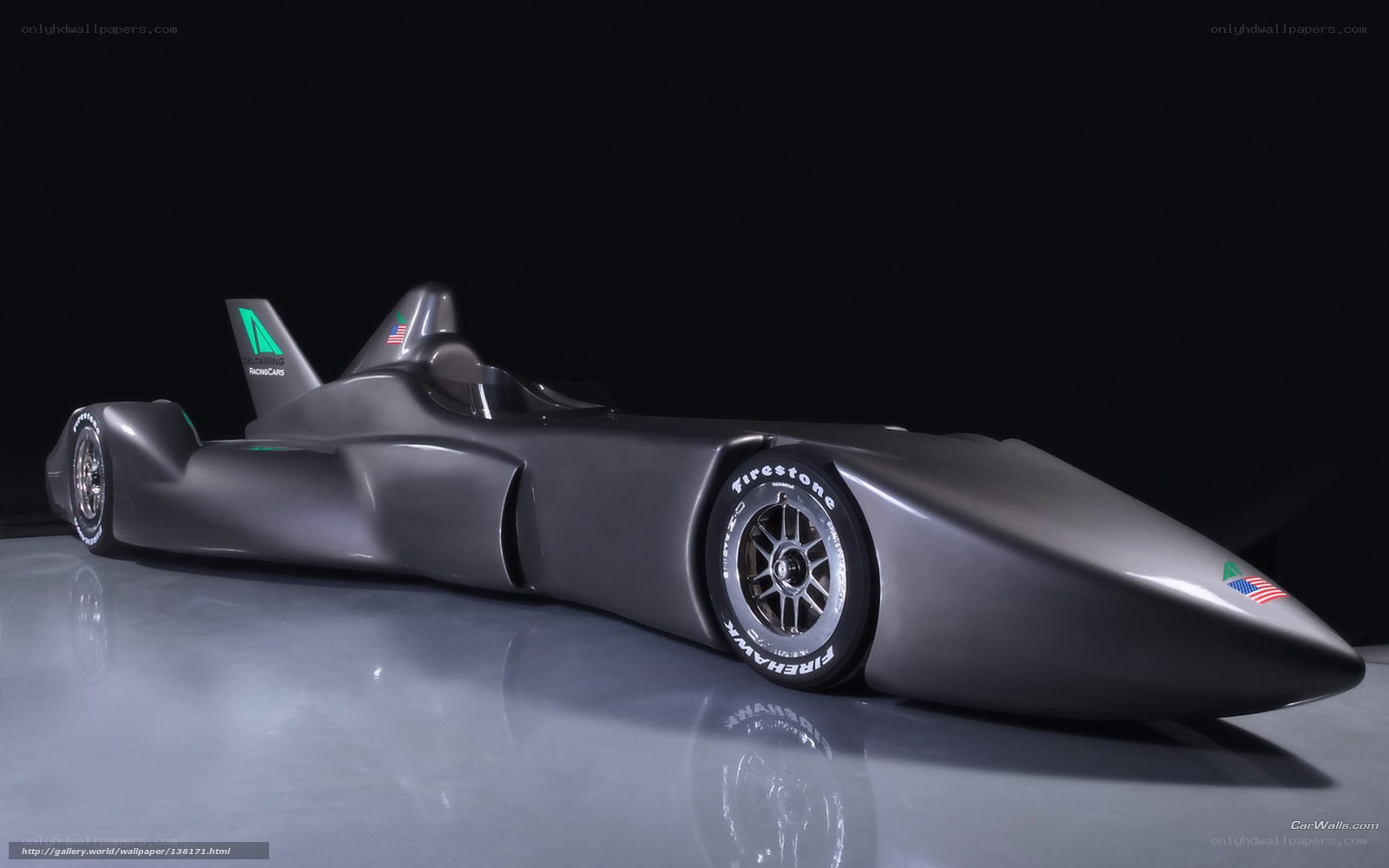 futuristic racing car