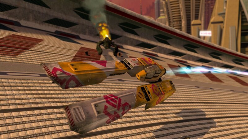 futuristic racing combat