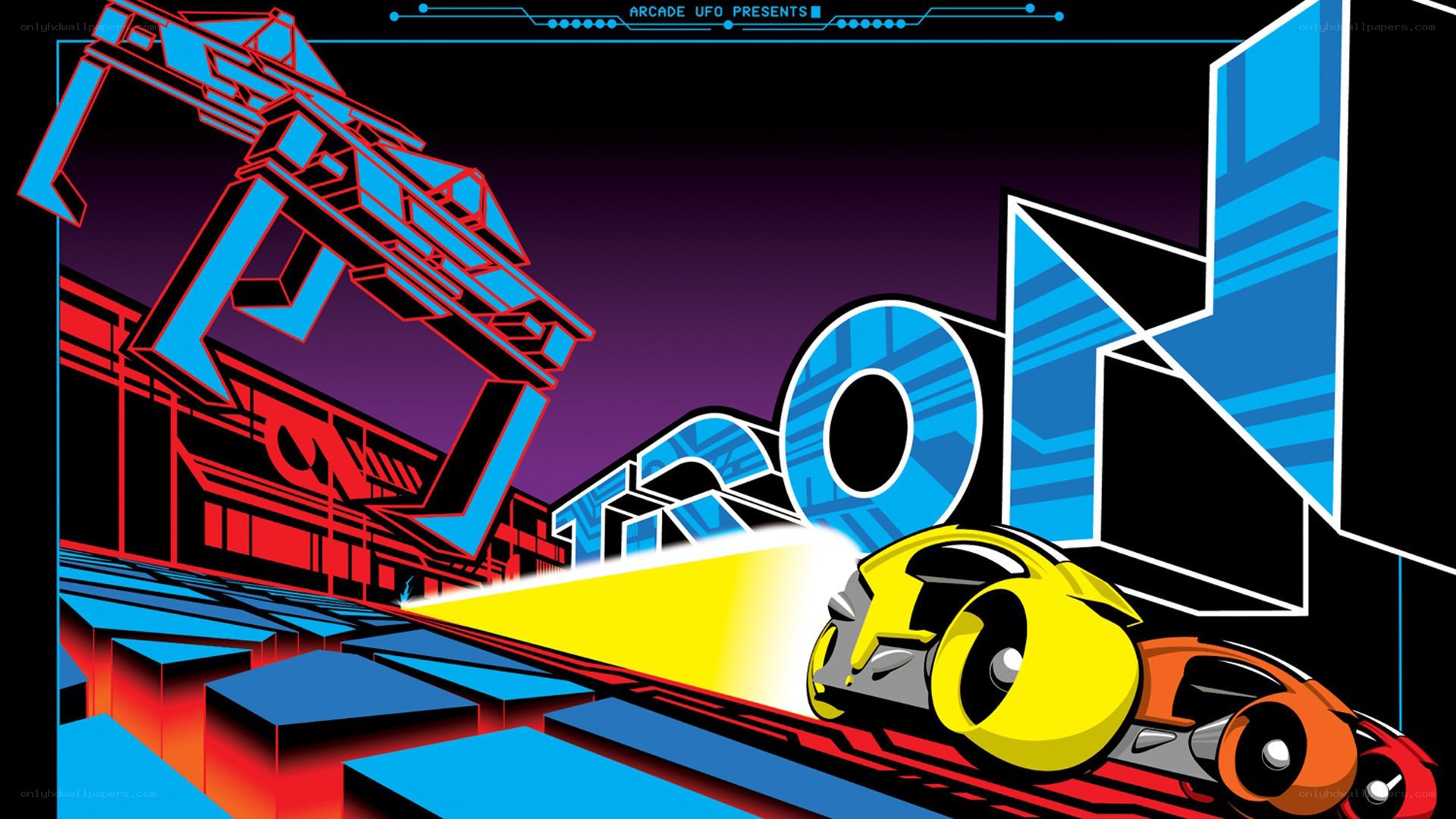 futuristic racing game art