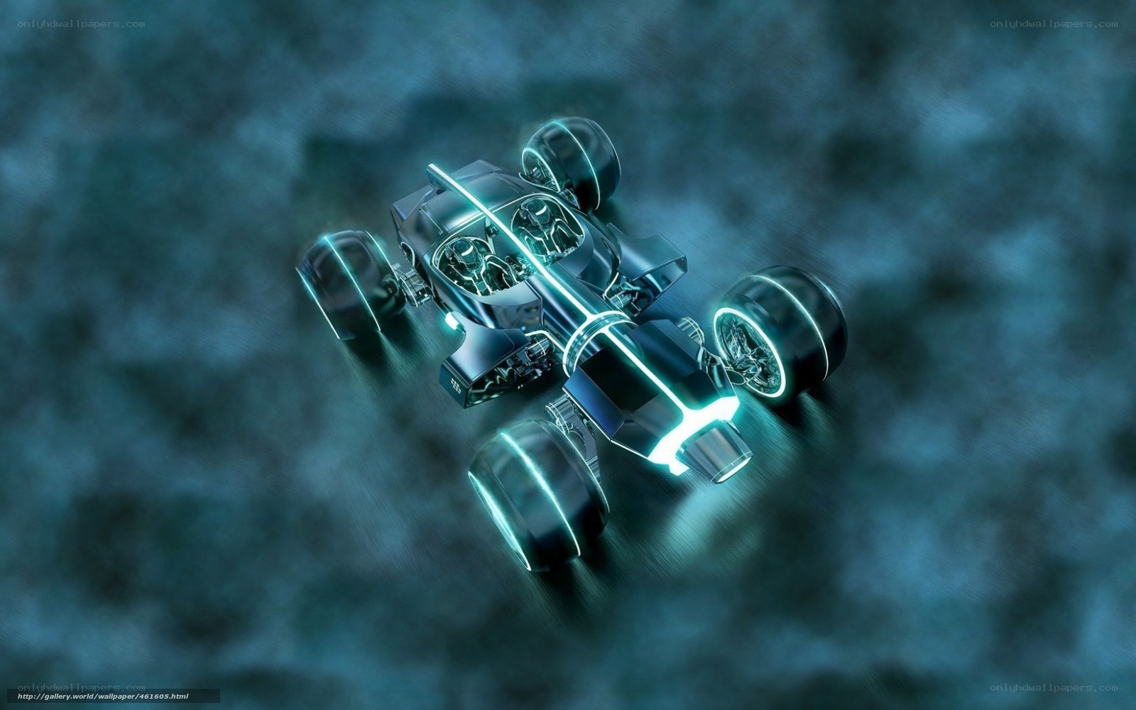 futuristic racing vehicle