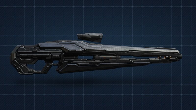 Futuristic Rifle — Black