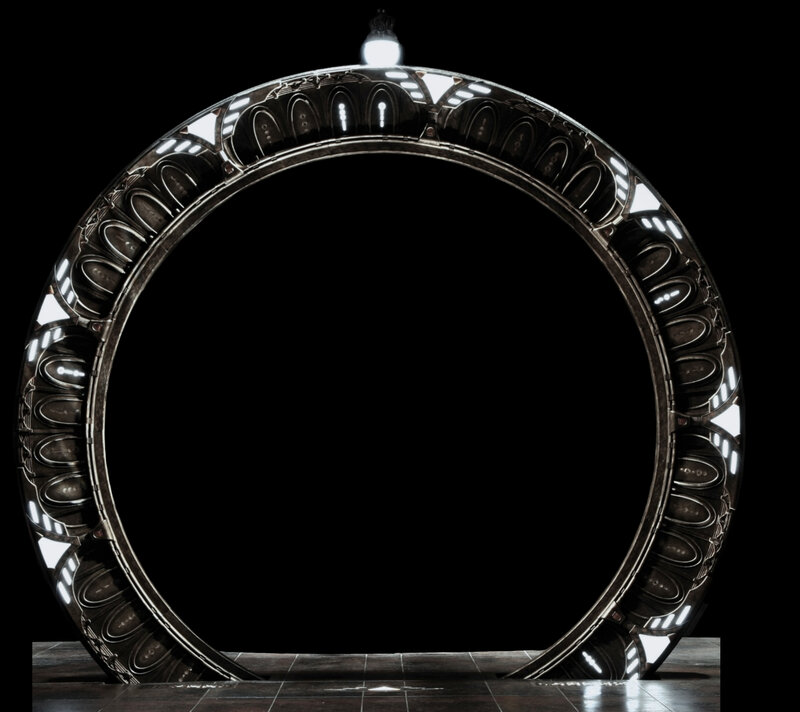 futuristic ring structure