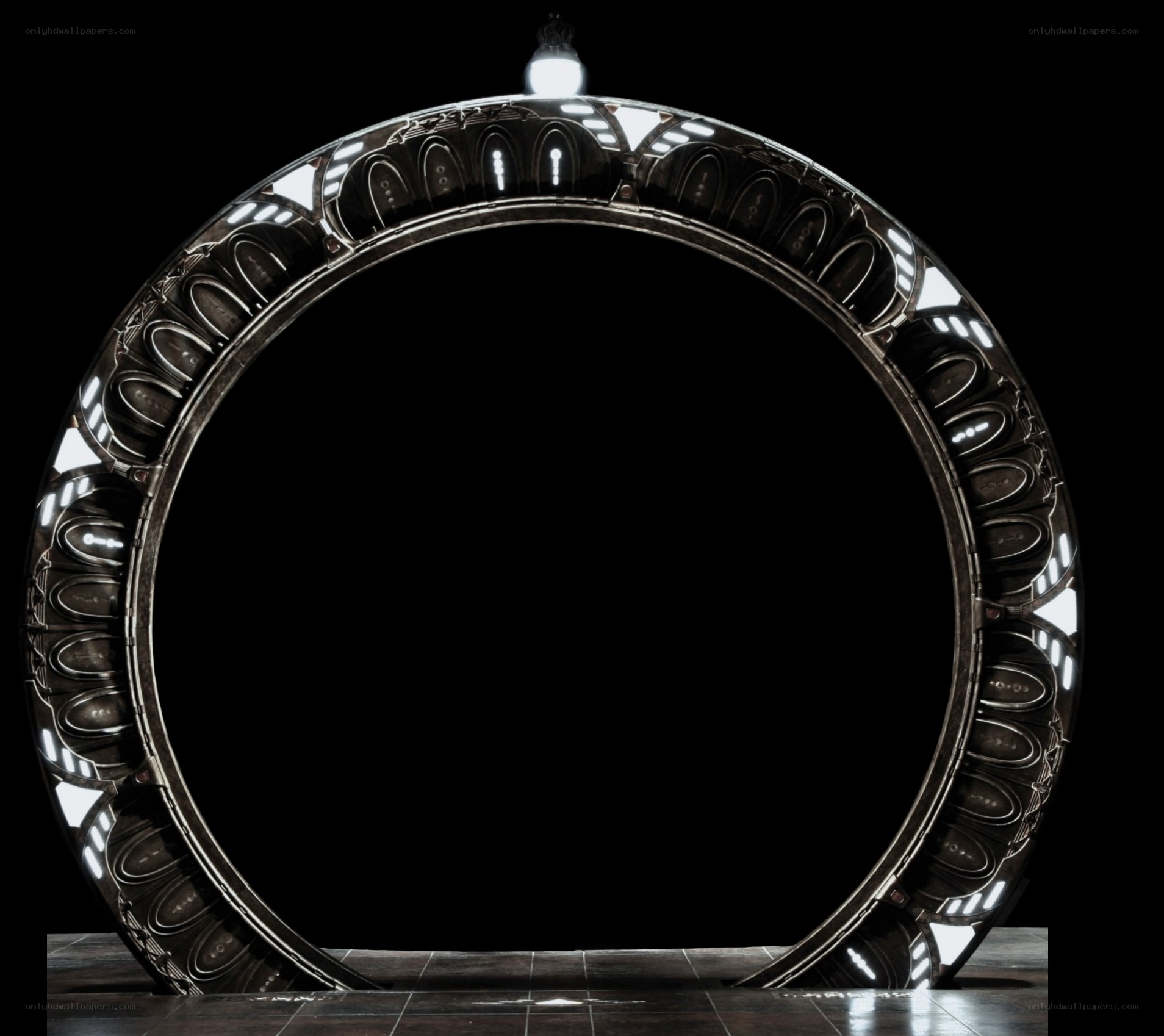 futuristic ring structure