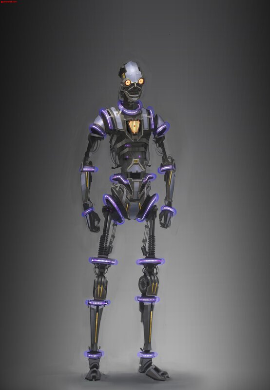 futuristic robot concept