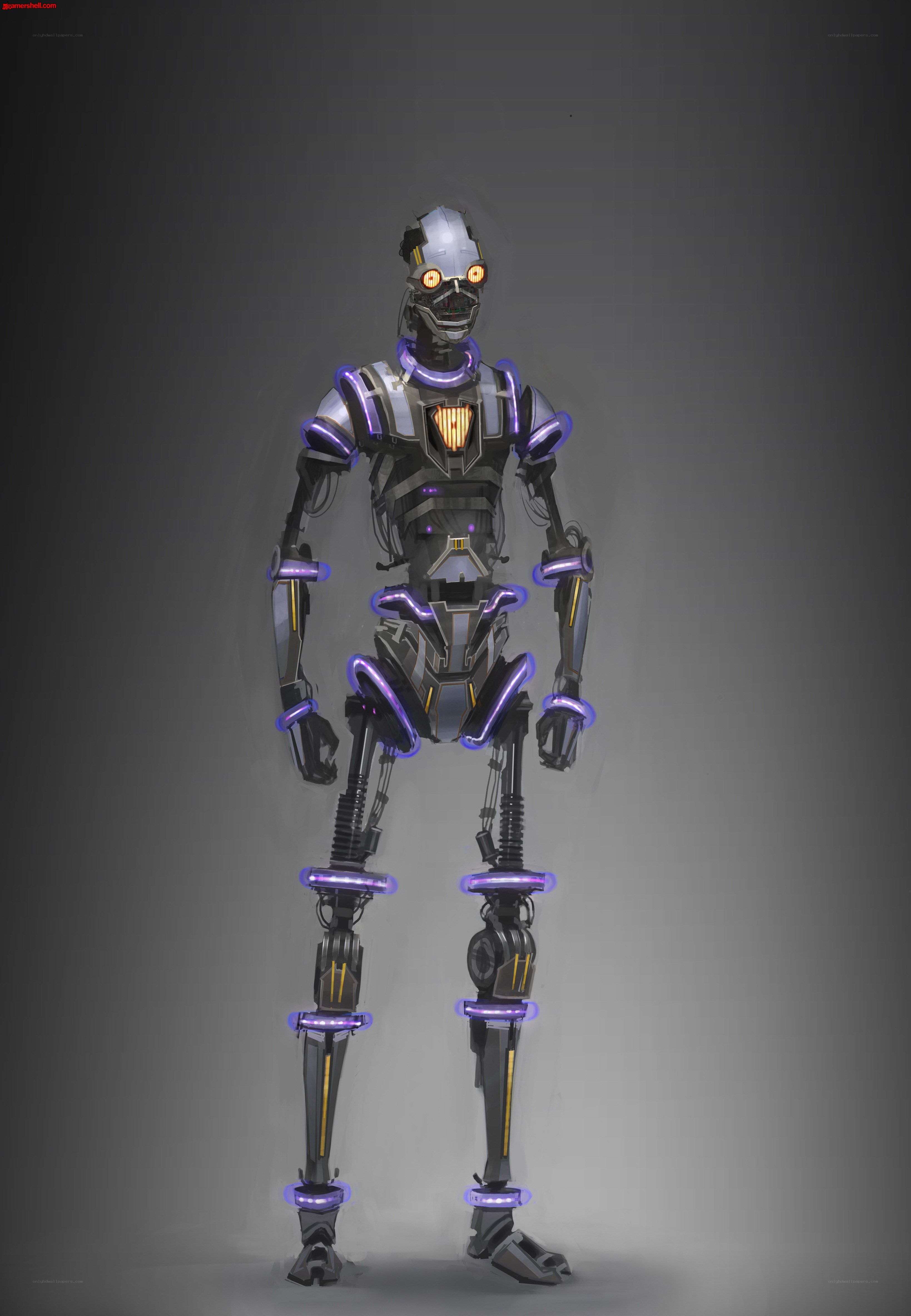 futuristic robot concept