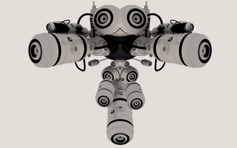 futuristic robot design