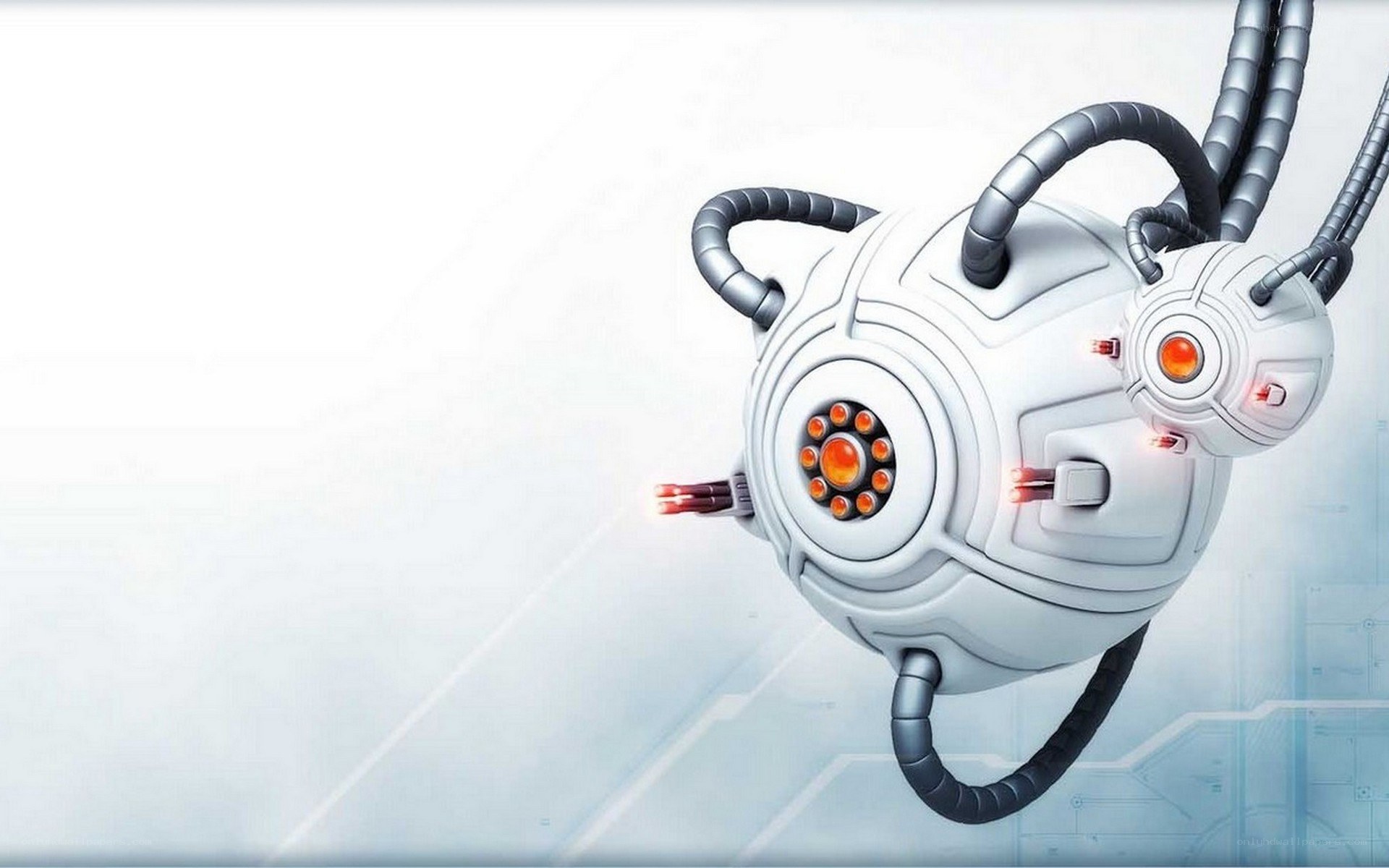 futuristic robot drone