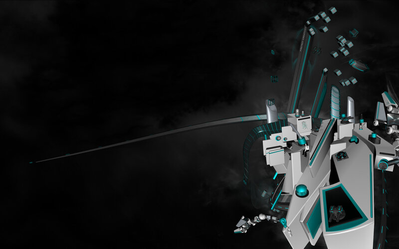 Futuristic Robot Ship