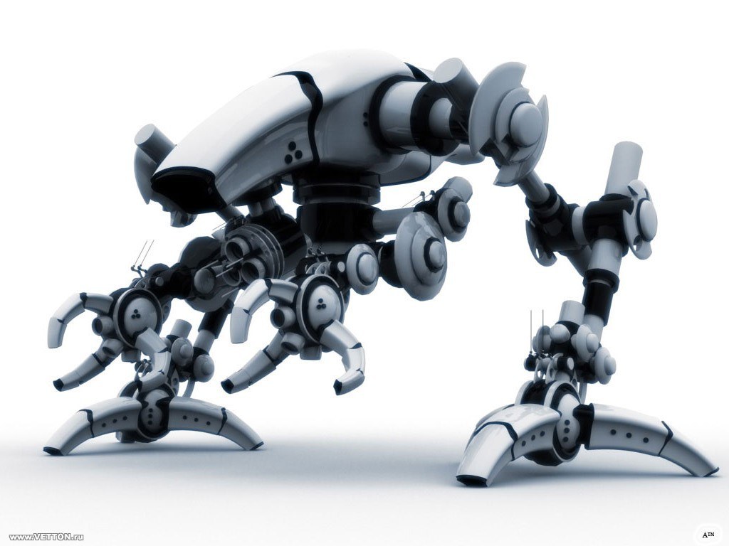 futuristic robotic creature