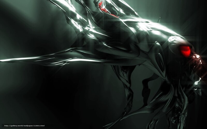 futuristic robotic creature