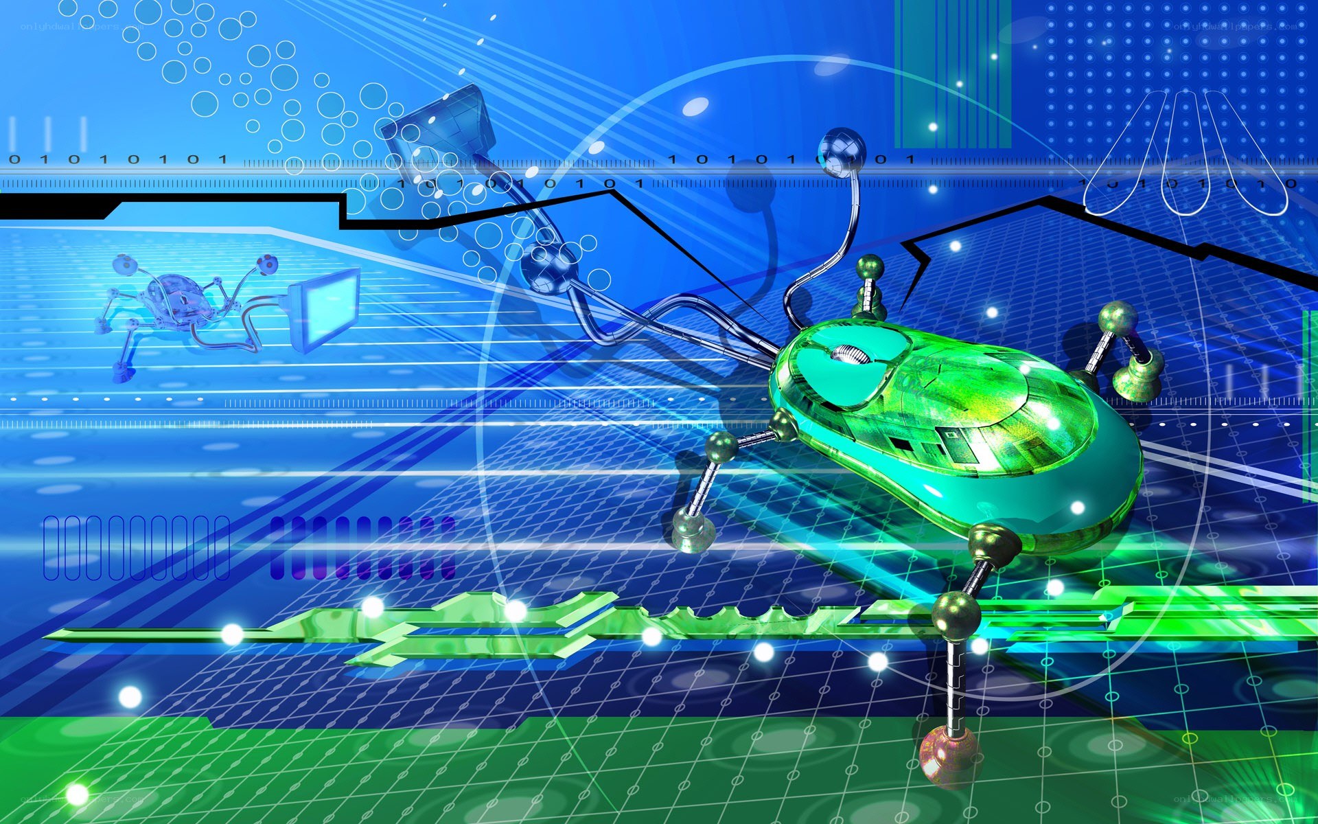 Futuristic robotic mice