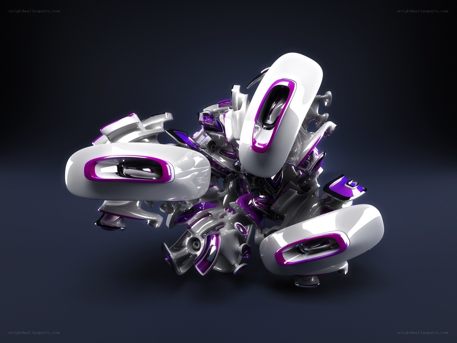 futuristic robotic sculpture