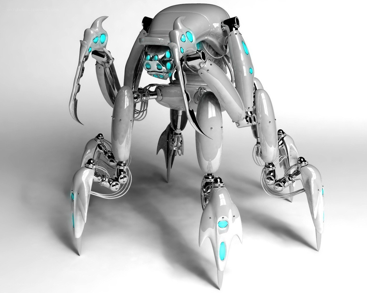 futuristic robotic spider