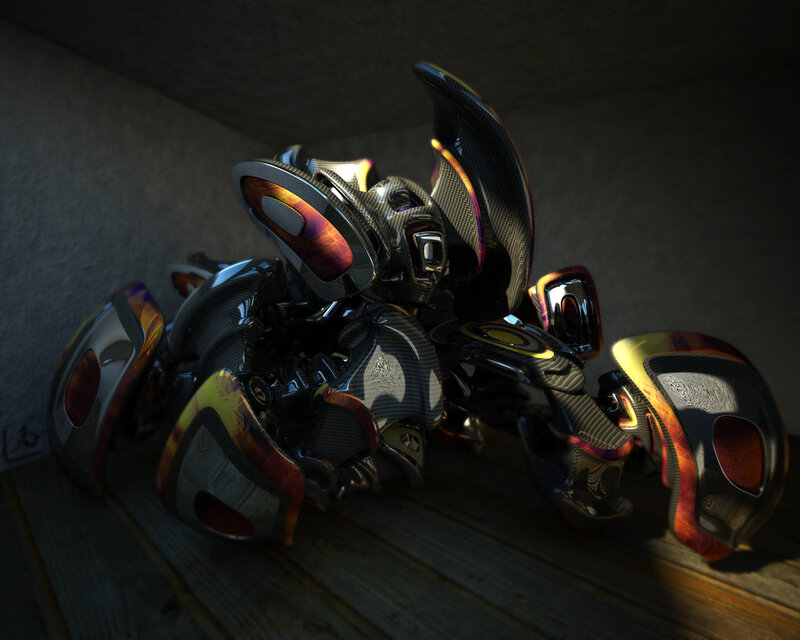 futuristic robotic vehicle