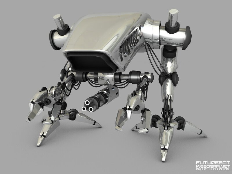 futuristic robotic walker