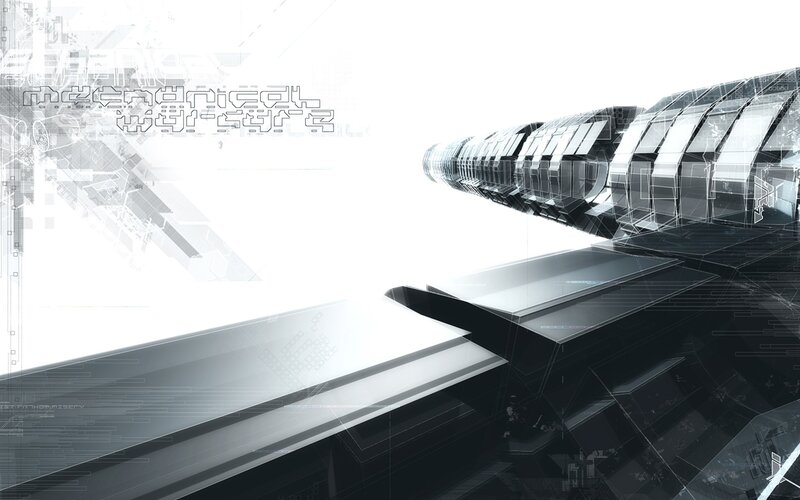 futuristic sci-fi architecture