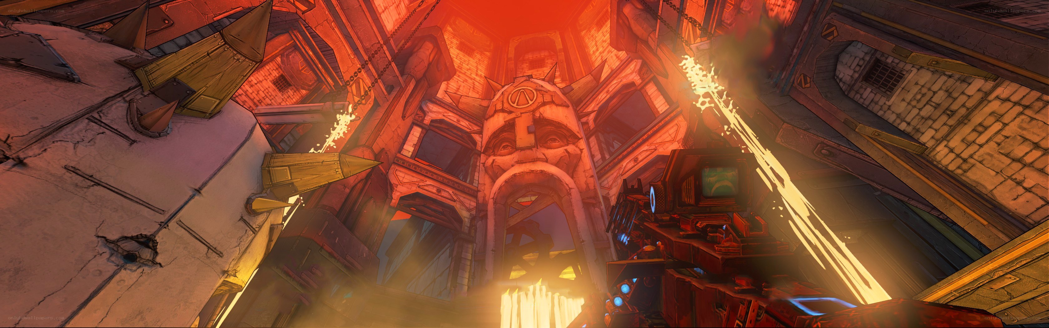 futuristic sci-fi battle scene