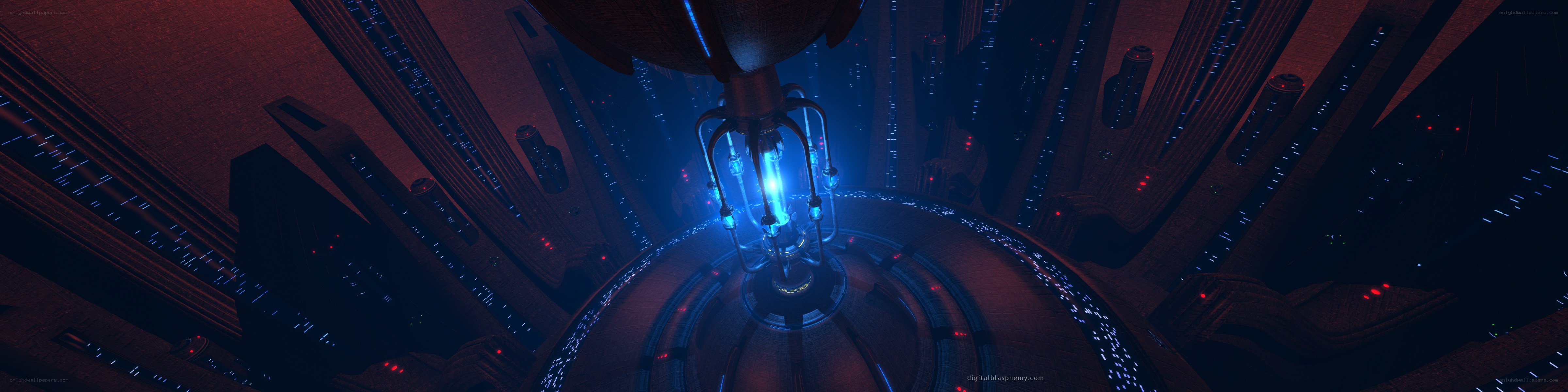 futuristic sci-fi chamber