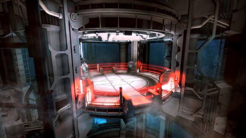 futuristic sci-fi control room