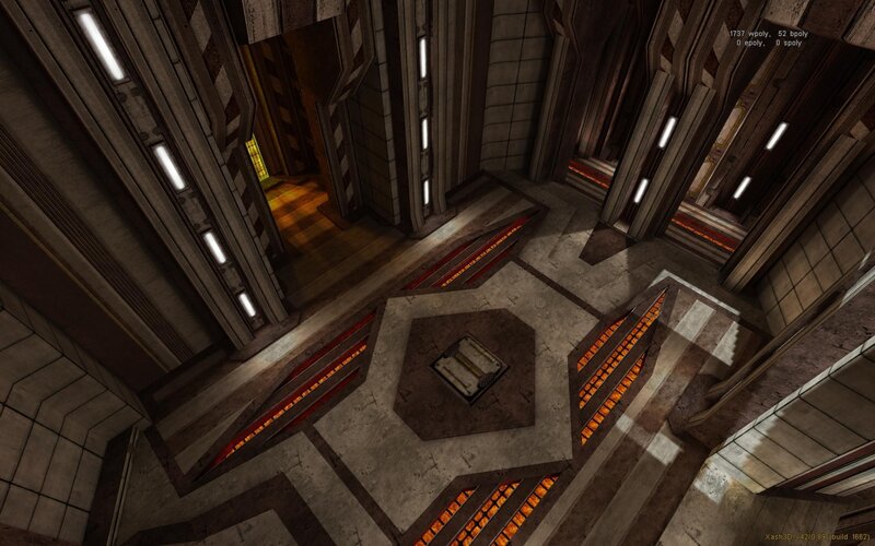 futuristic sci-fi corridor