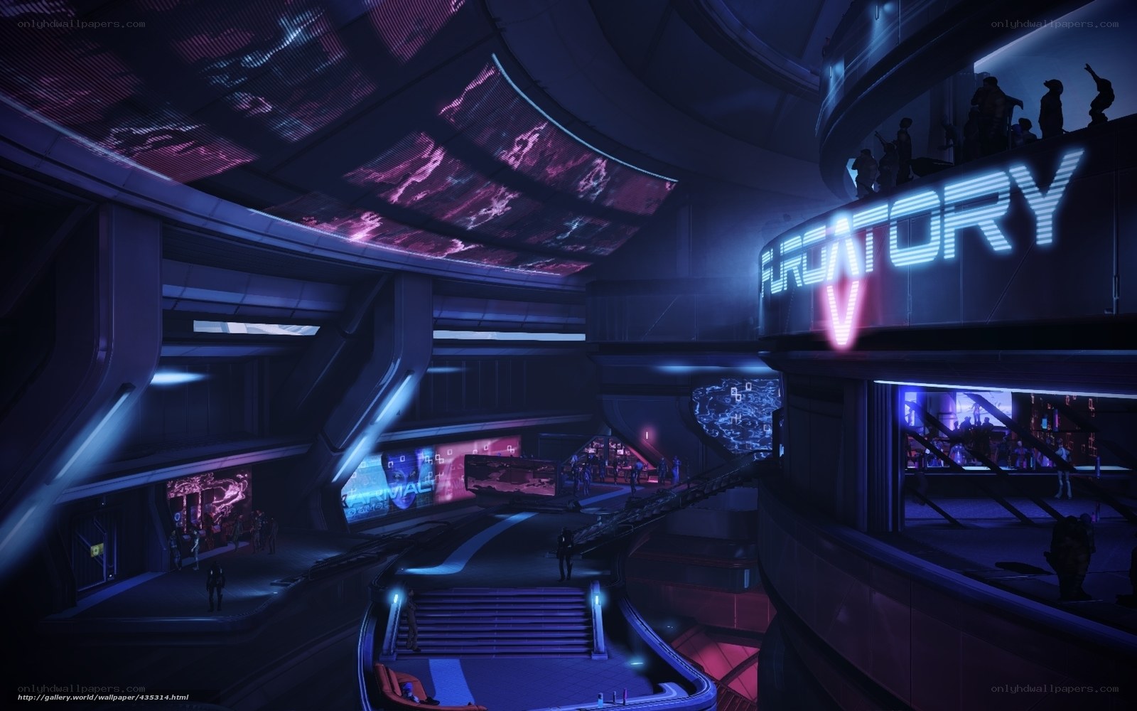 futuristic sci-fi corridor