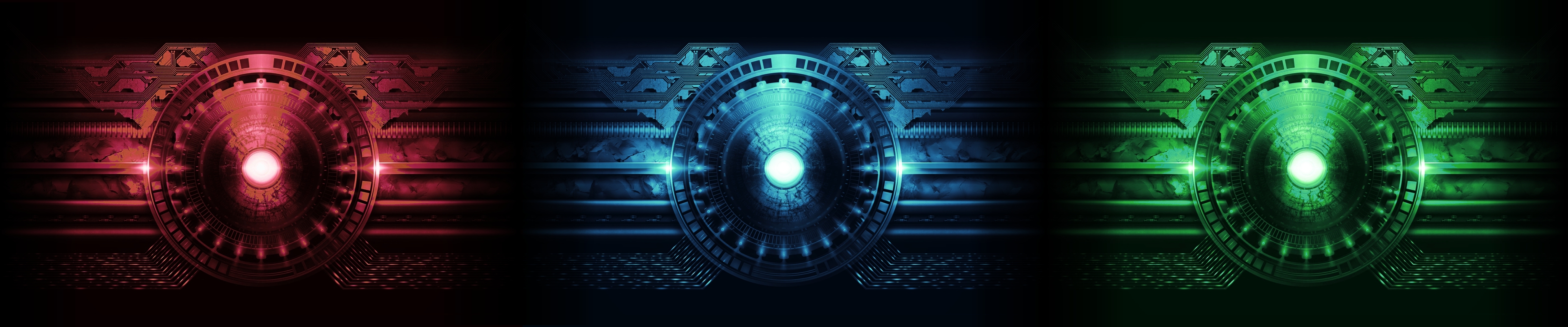 futuristic sci-fi interface panels