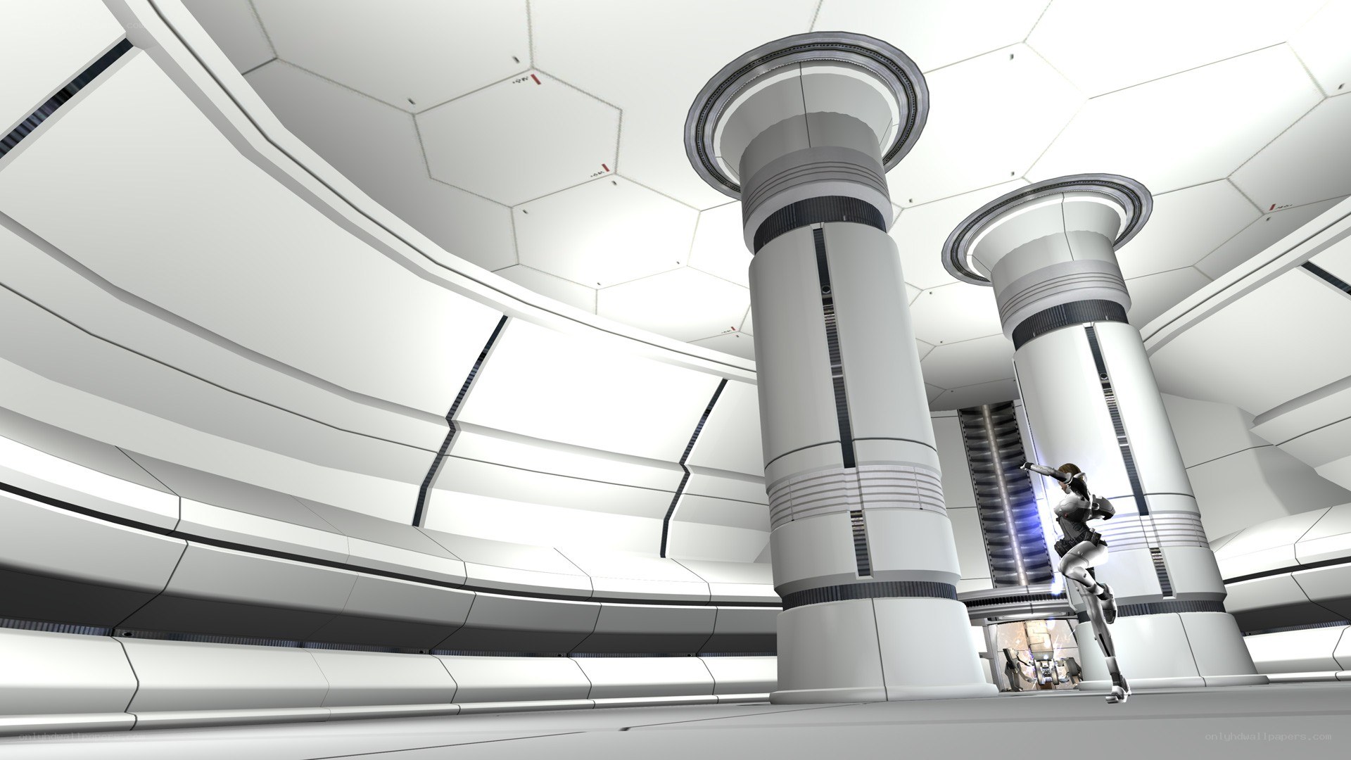 futuristic sci-fi interior