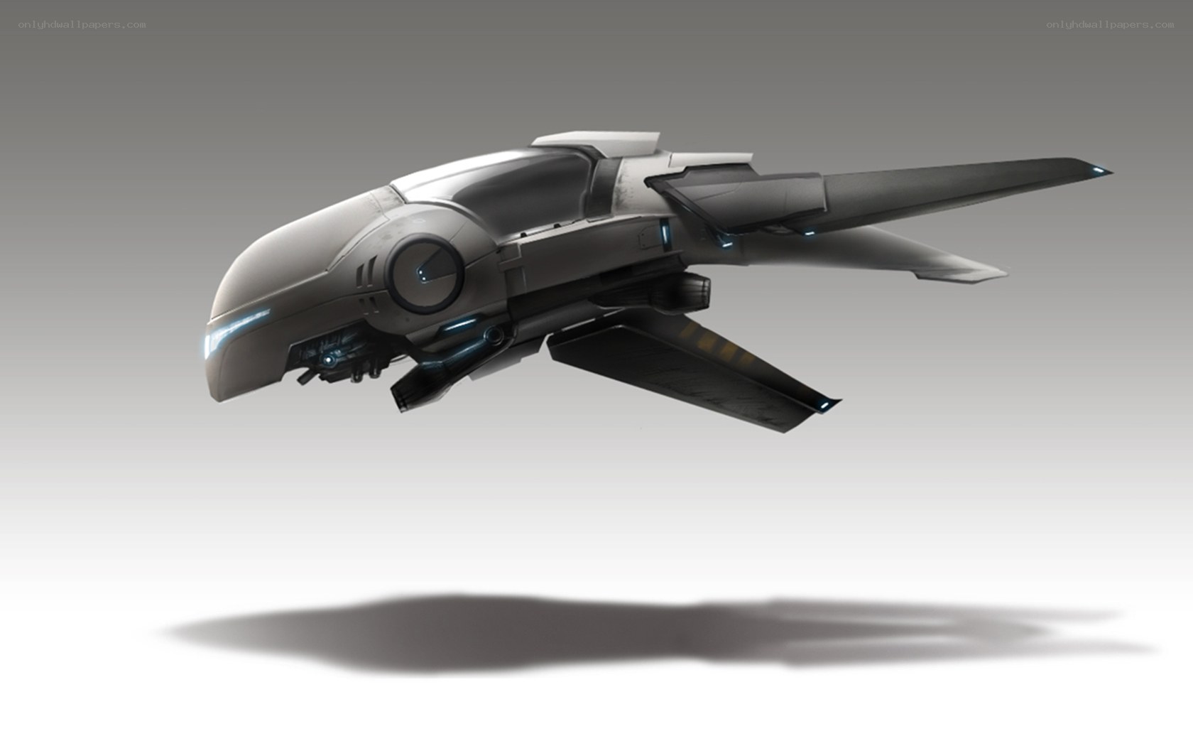 futuristic sci-fi spacecraft