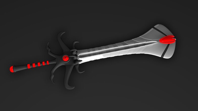 futuristic sci-fi sword