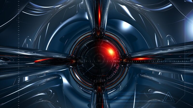 futuristic sci-fi tunnel