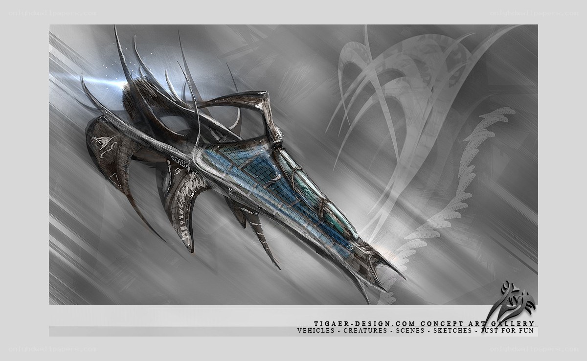 futuristic sci-fi vehicle concept
