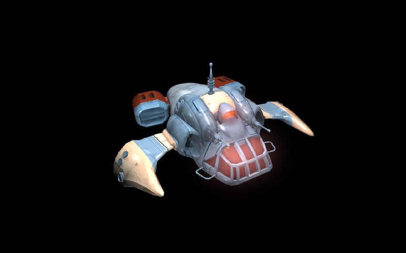 futuristic sci-fi vehicle