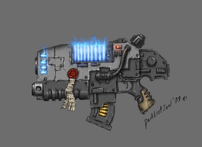 futuristic sci-fi weapon