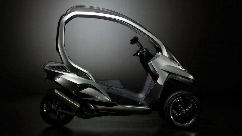 futuristic scooter concept