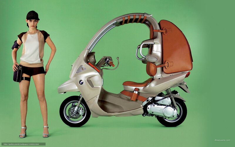 futuristic scooter concept